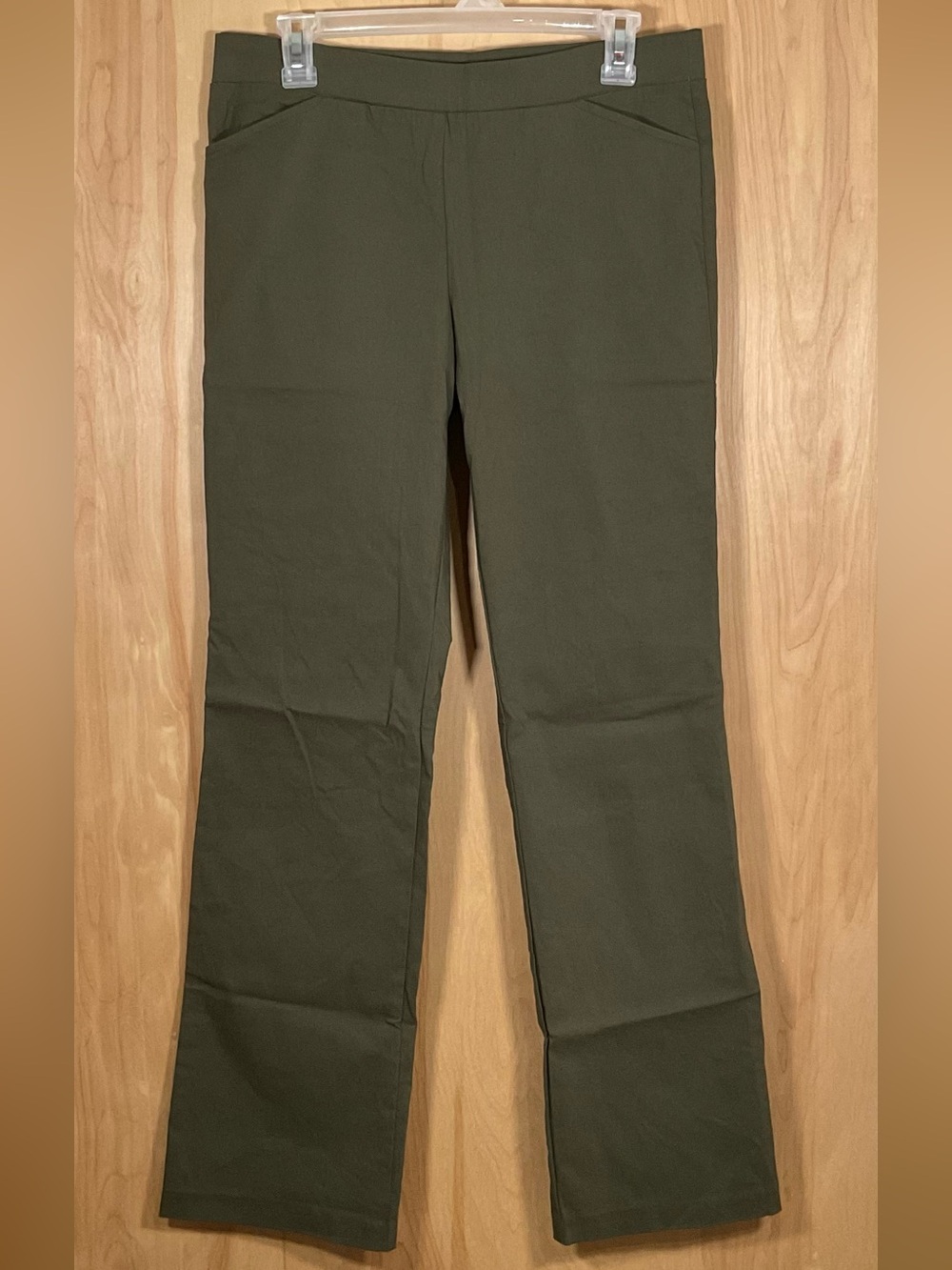 Joe B By Joe Benbasset Olive Green Pull On Pants - EUC